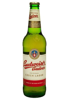 Пиво Budweiser 5% Набор с бокалом 4х0.5 л