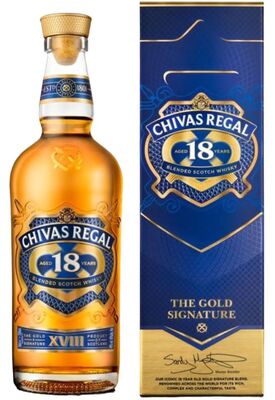 Виски Chivas Regal 18 y.o. в коробке 0.7 л