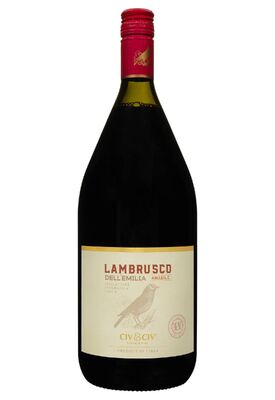 Civ&Civ Lambrusco dell'emilia Rosso Amabile 1.5 л