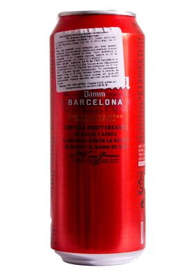 Пиво Estrella Damm Barselona 4,6% светлое ж/б 0.5 л