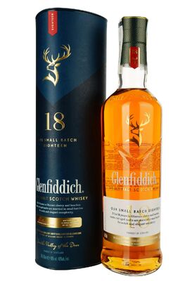 Виски Glenfiddich Single Malt Scotch 18 Y.O. в тубусе 0,7 л
