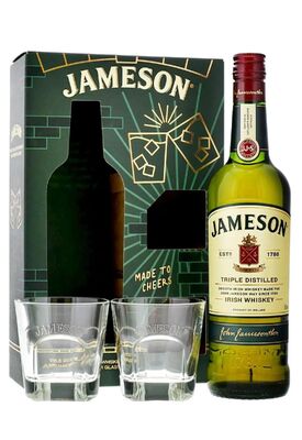  Віскі Jameson з келихами 0.7 л