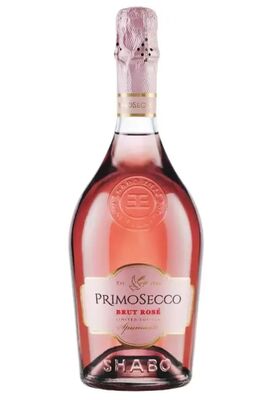 Вино игристое Primo Secco Brut розовое сухое 0,75 л
