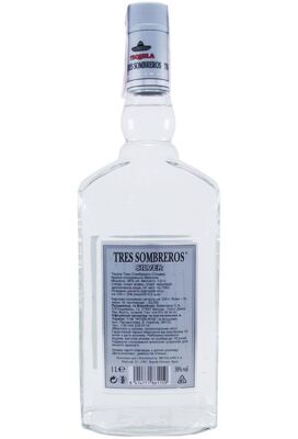 Текила Tres Sombreros Silver 1 л