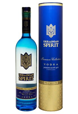 Водка Ukrainian spirit в тубусі 0.7 л